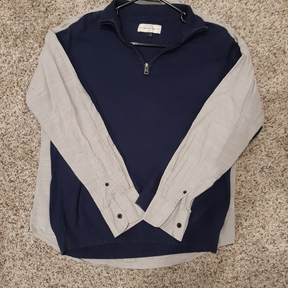 Men's Sweater w/ Gray LS undershirt